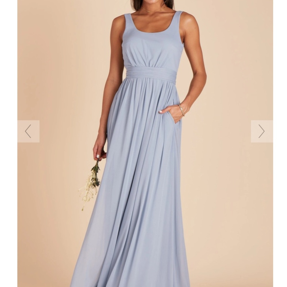 NEW Unaltered Birdy Grey Bridesmaid Dress-Jan Dusty Blue